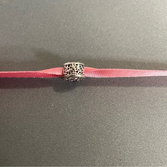 Pandora Forget Me Not Charm Sterling Silver 925 - Picture 4 of 8